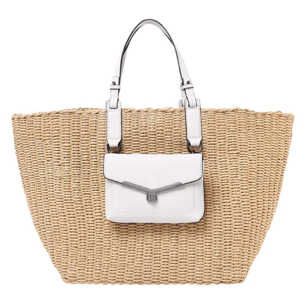 NWT botkier valentina tote with detachable leather crossbody